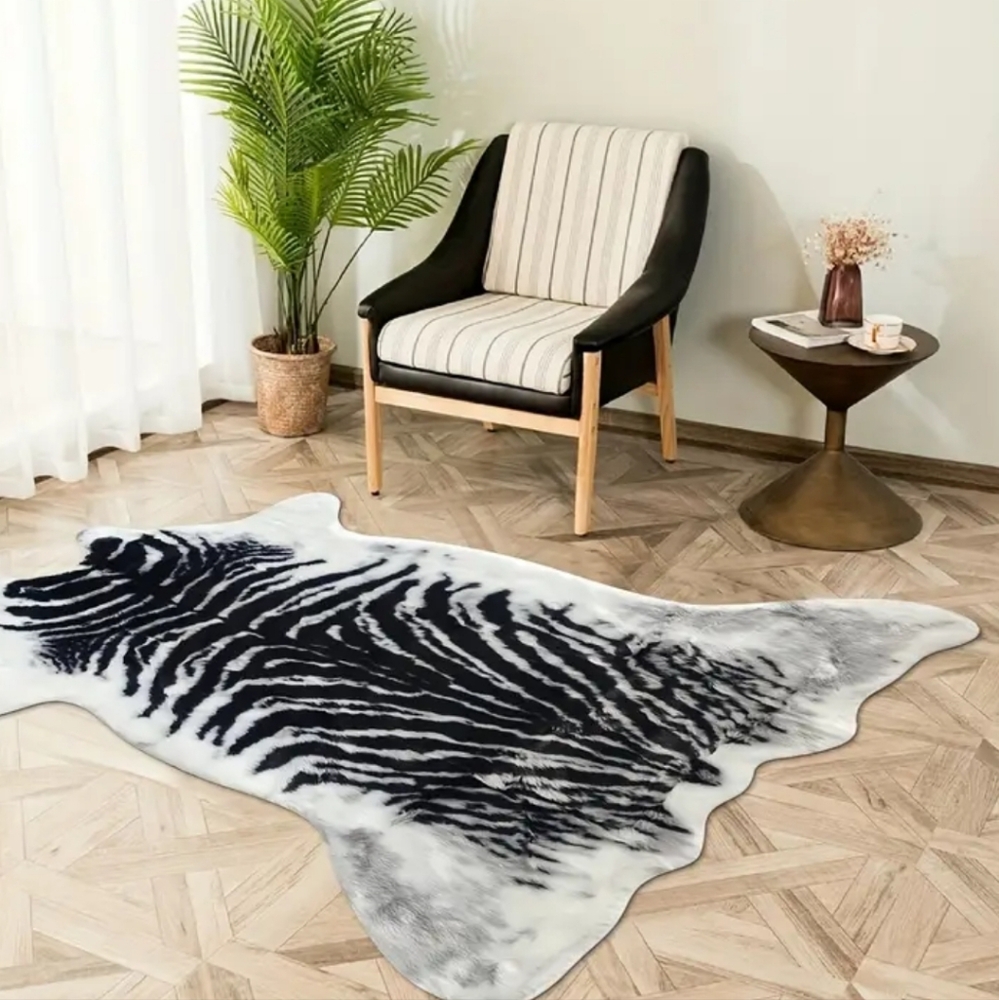 NEW  49 x 33 ZEBRA RUG - Picture 8 of 8
